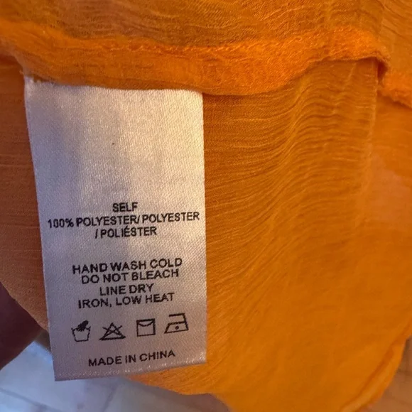 Sunday in Brooklyn Sheer Longline Cami in Orange - O/S - Picture 9 of 13